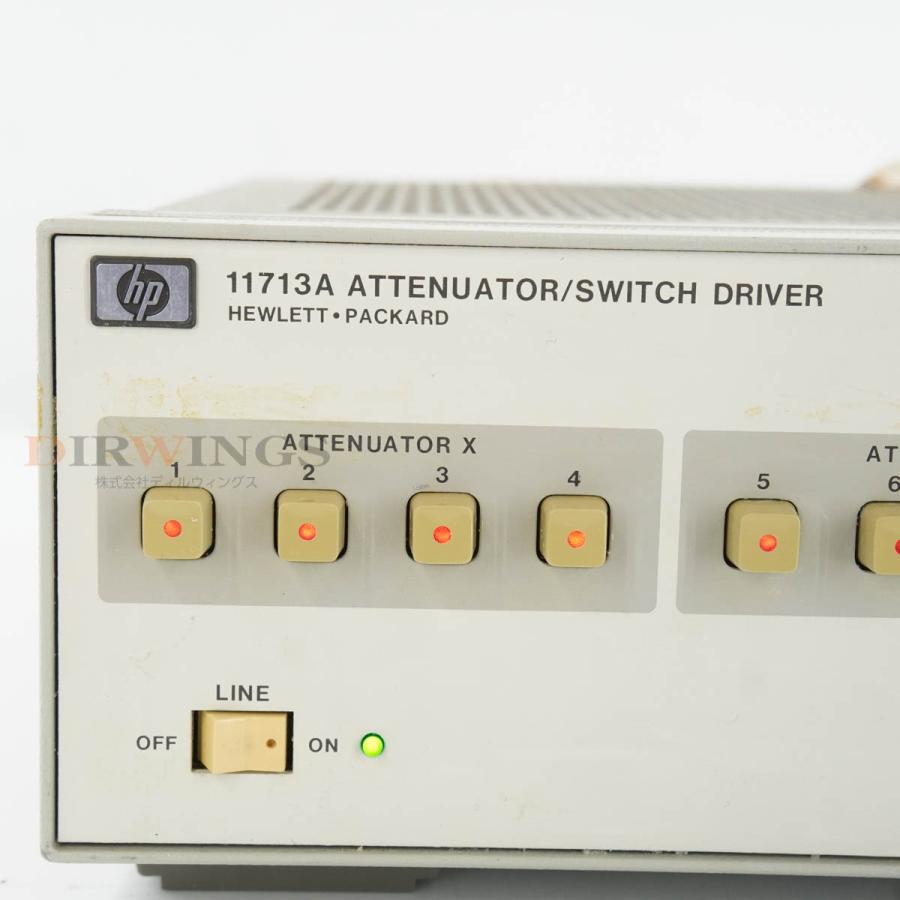 [DW]USED 8日保証 hp 11713A ATTENUATOR / SWITCH DRIVER アッテネーター スイッチドライバー ...