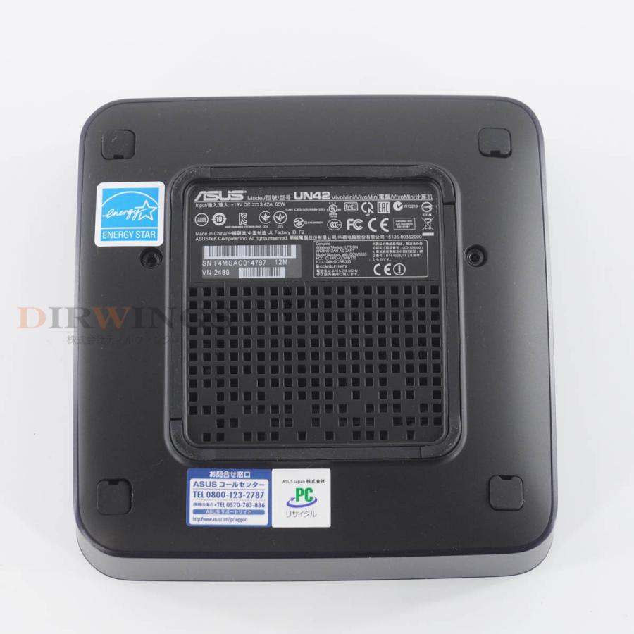 ミニPC ASUS UN42 Win11 SSD128GB メモリ8GB AC付