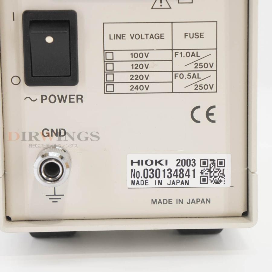 DW]USED 8日保証 HIOKI 3272 3272C PROBE POWER SUPPLY プローブ