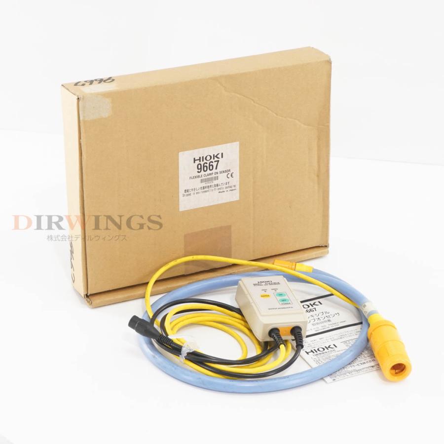 [DW]USED 8日保証 HIOKI 9667 FLEXIBLE CLAMP ON SENSOR フレキシブルクランプオンセンサー 取扱説明 ...