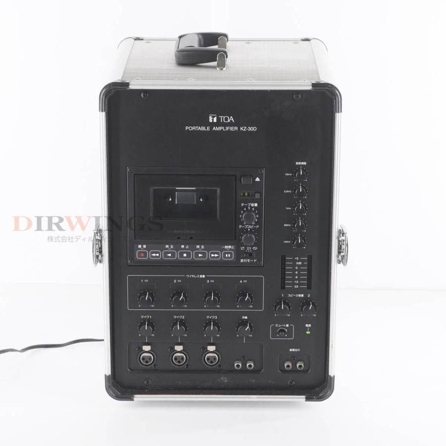 PG]USED 8日保証 TOA KZ-30D ポータブルアンプ 移動用PAアンプ マイク