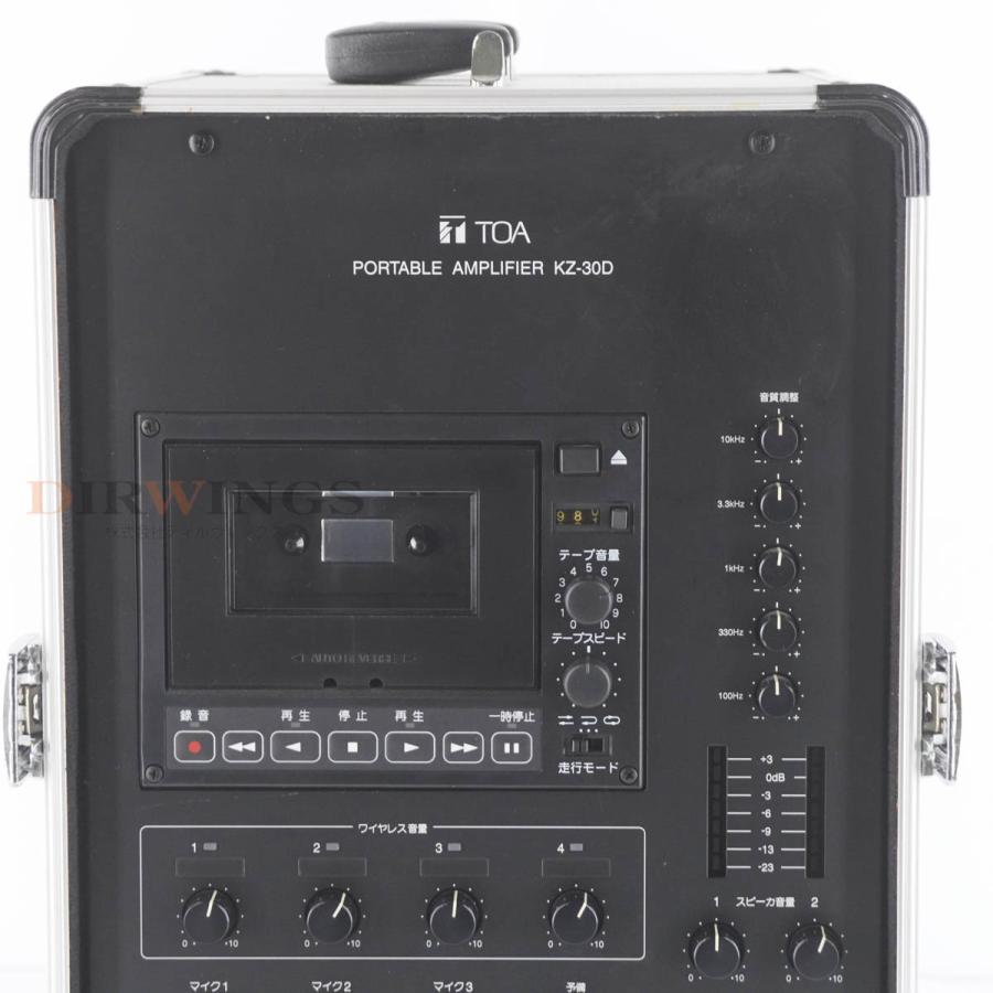 PG]USED 8日保証 TOA KZ-30D ポータブルアンプ 移動用PAアンプ マイク