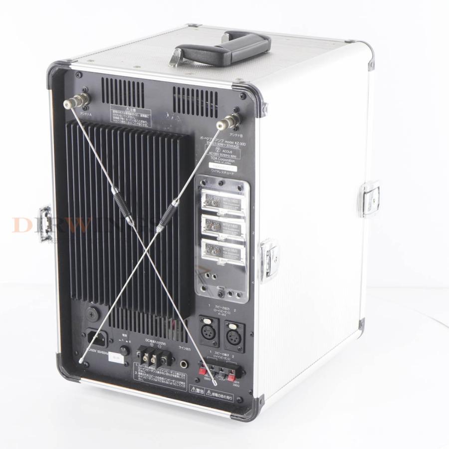 配信機器・PA機器・レコーディング機器 TOA KZ-30D PG]USED 8日保証 TOA KZ-30D ポータブルアンプ 移動用PAアンプ マイク