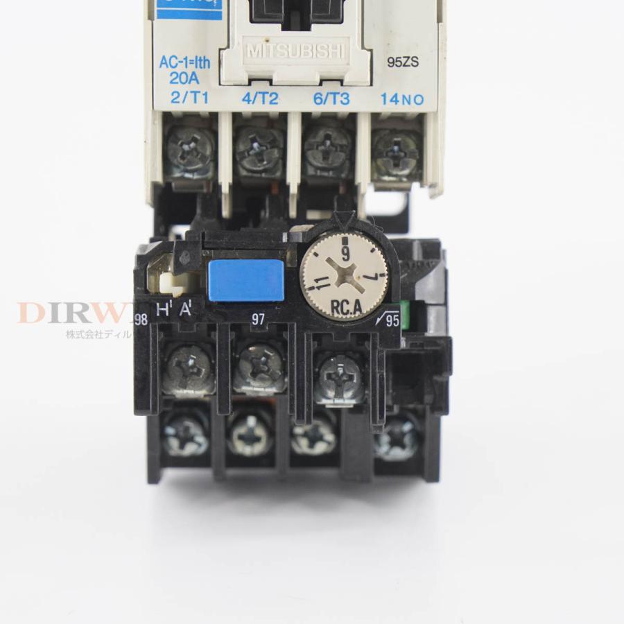 電磁開閉器200V S-N10+TH-N12 PG]USED 8日保証 5台入荷 MITSUBISHI S-N10 TH-N12 非可逆式 電磁接触