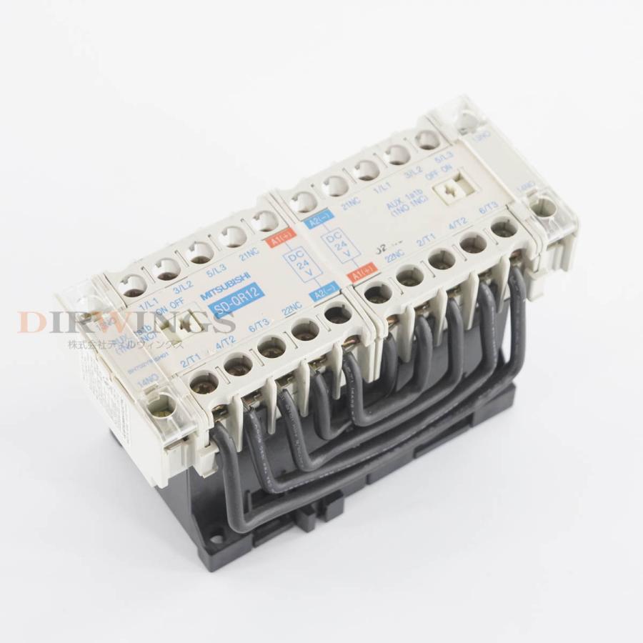 [PG]USED 8日保証 2台入荷 MITSUBISHI SD-QR12 高感度コンタクター 低圧開閉器 電磁接触器 MAGNETIC ...