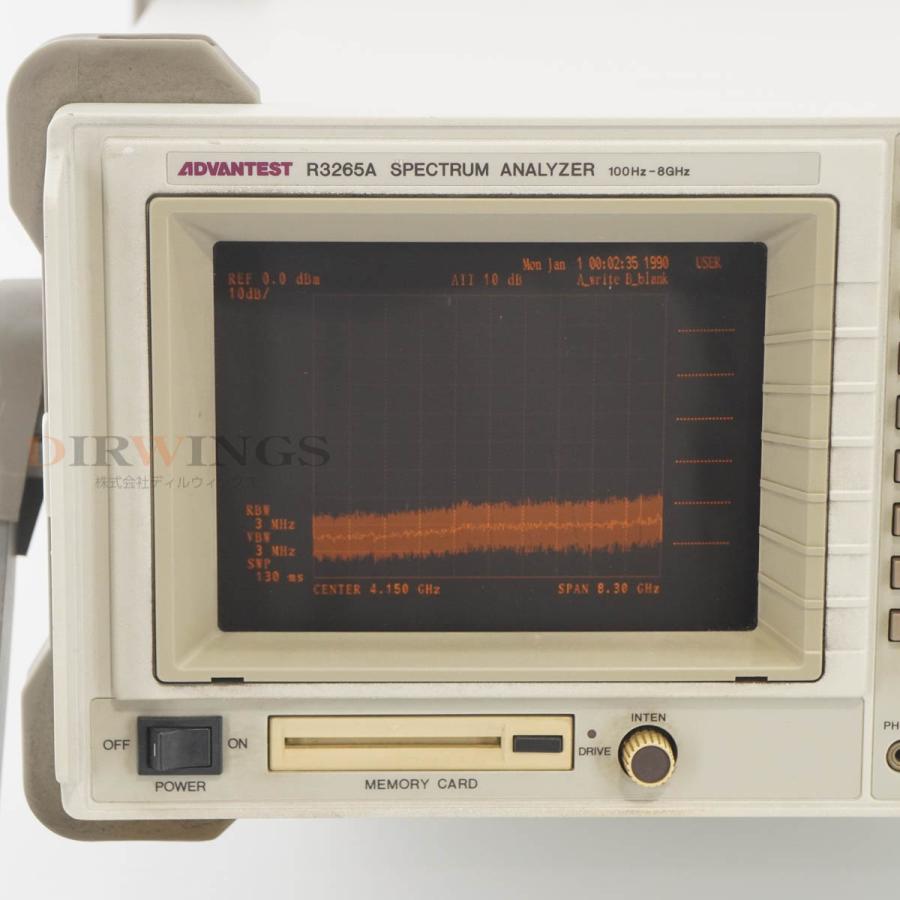 [DW]USED 8日保証 ADVANTEST R3265A SPECTRUM ANALYZER スペクトラムアナライザー 100Hz ...