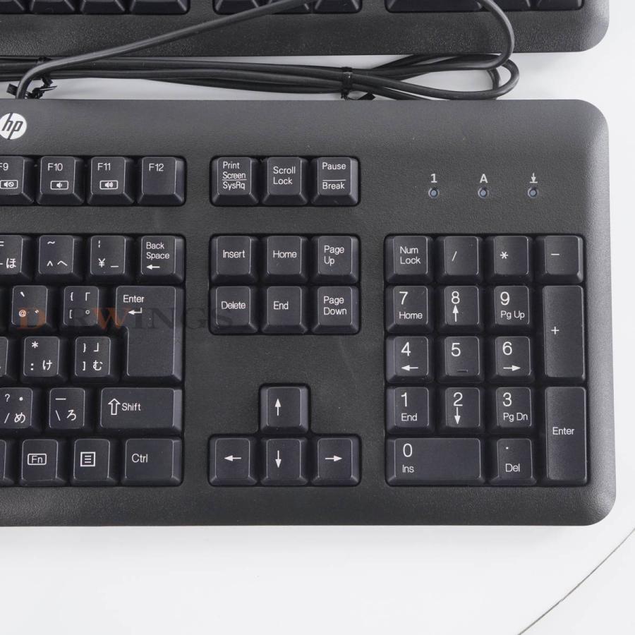 [PG]USED 8日保証 3台セット 未使用に近い hp KB-1156 キーボード PS/2接続 有線 日本語 黒 ブラック ...