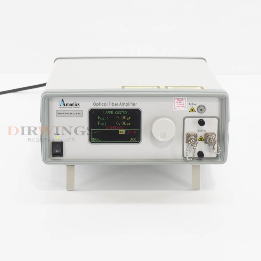 [DW]USED 8日保証 09/2023CAL Amonics AEDFA-DWDM-22-B-FC EDFA Optical Fiber ...