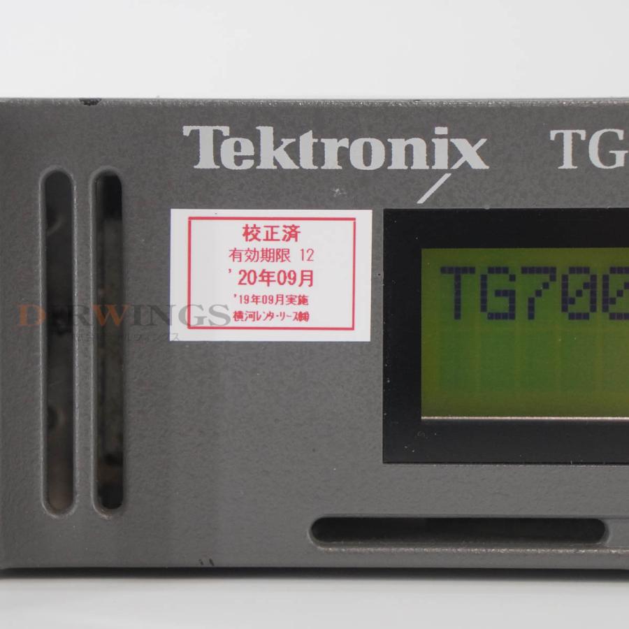 [DW]USED 8日保証 Tektronix TG700 TV Signal Generator Platform TV信号ジェネレーター ...