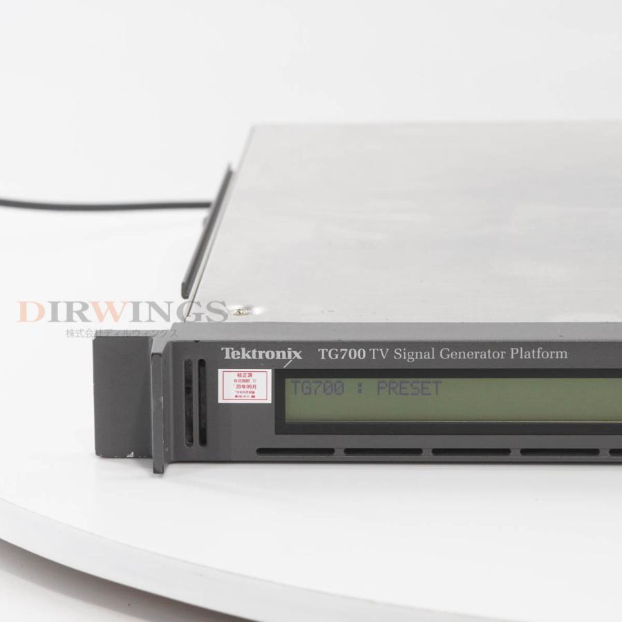 [DW]USED 8日保証 Tektronix TG700 TV Signal Generator Platform TV信号ジェネレーター ...