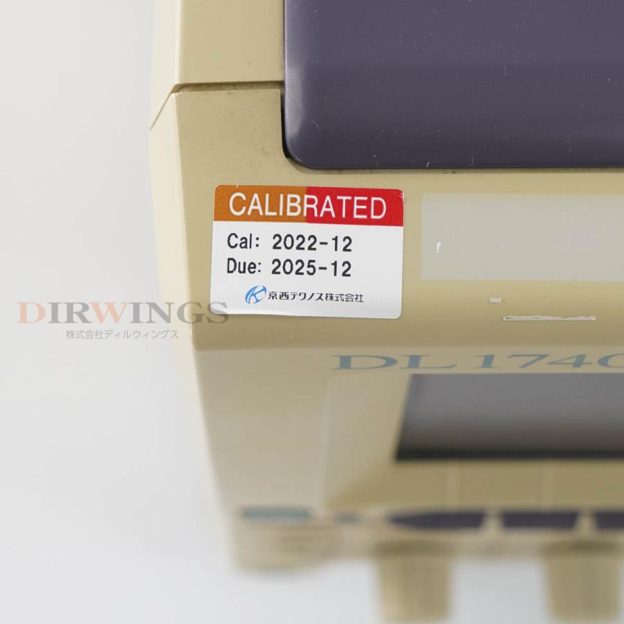 保証なし YOKOGAWA DL1740E 701730-M-J1/B5/P4 DIGITAL OSCILLOSCOPE デジタルオシロスコープ 1GS/s 500MHz 【Instek】 [06766-0035]