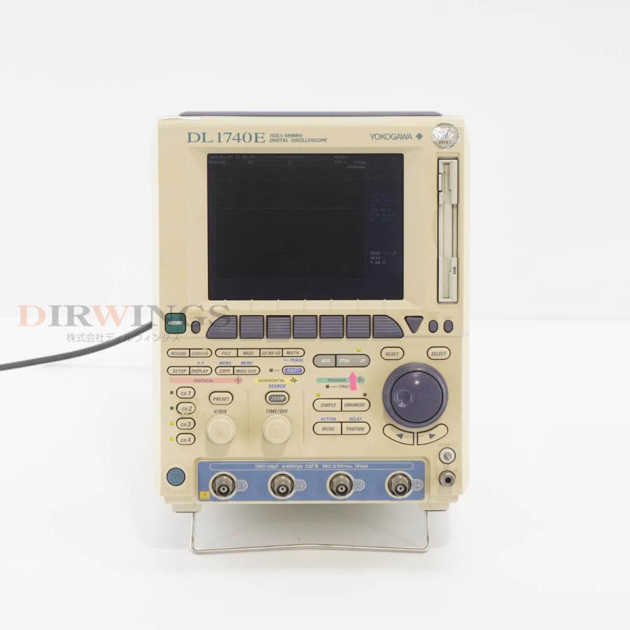 保証なし YOKOGAWA DL1740E 701730-M-J1/B5/P4 DIGITAL OSCILLOSCOPE デジタルオシロスコープ 1GS/s 500MHz 【Instek】 [06766-0035]