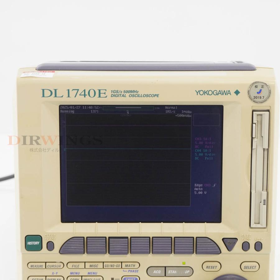 保証なし YOKOGAWA DL1740E 701730-M-J1/B5/P4 DIGITAL OSCILLOSCOPE デジタルオシロスコープ 1GS/s 500MHz 【Instek】 [06766-0035]