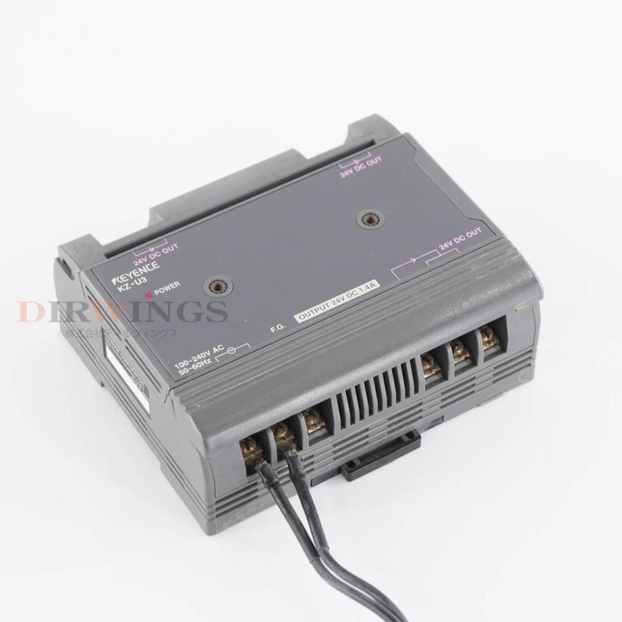 DW]USED 8日保証 KEYENCE KZ-U3 AC電源ユニット PLC プログラマブル