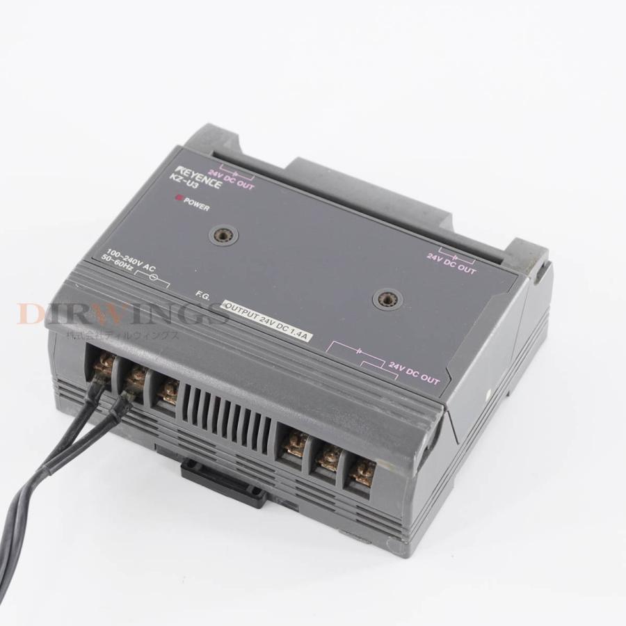 DW]USED 8日保証 KEYENCE KZ-U3 AC電源ユニット PLC プログラマブル