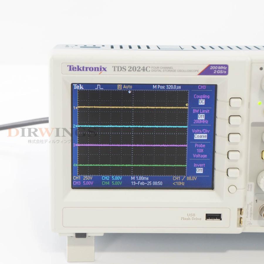 [DW]USED 8日保証 03/2024CAL Tektronix TDS 2024C TDS2024C TDS2000C DIGITAL ...