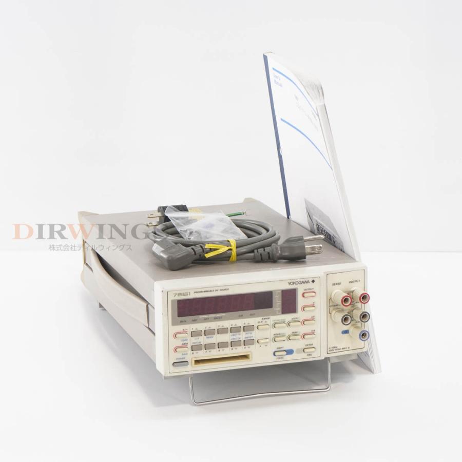 JB]USED 保証なし YOKOGAWA 7651 765101 PROGRAMMABLE DC SOURCE