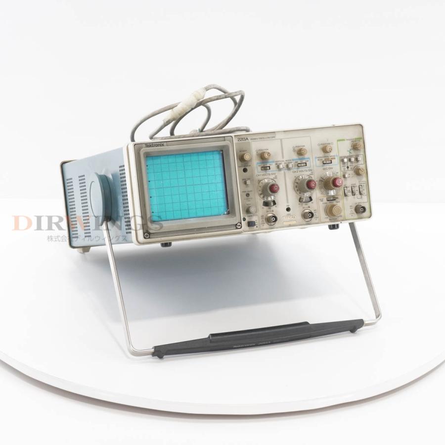[JB]USED 保証なし Tektronix 2213A OSCILLOSCOPE オシロスコープ 60MHz 電源コード [06793 ...