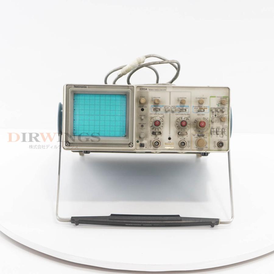 [JB]USED 保証なし Tektronix 2213A OSCILLOSCOPE オシロスコープ 60MHz 電源コード [06793 ...