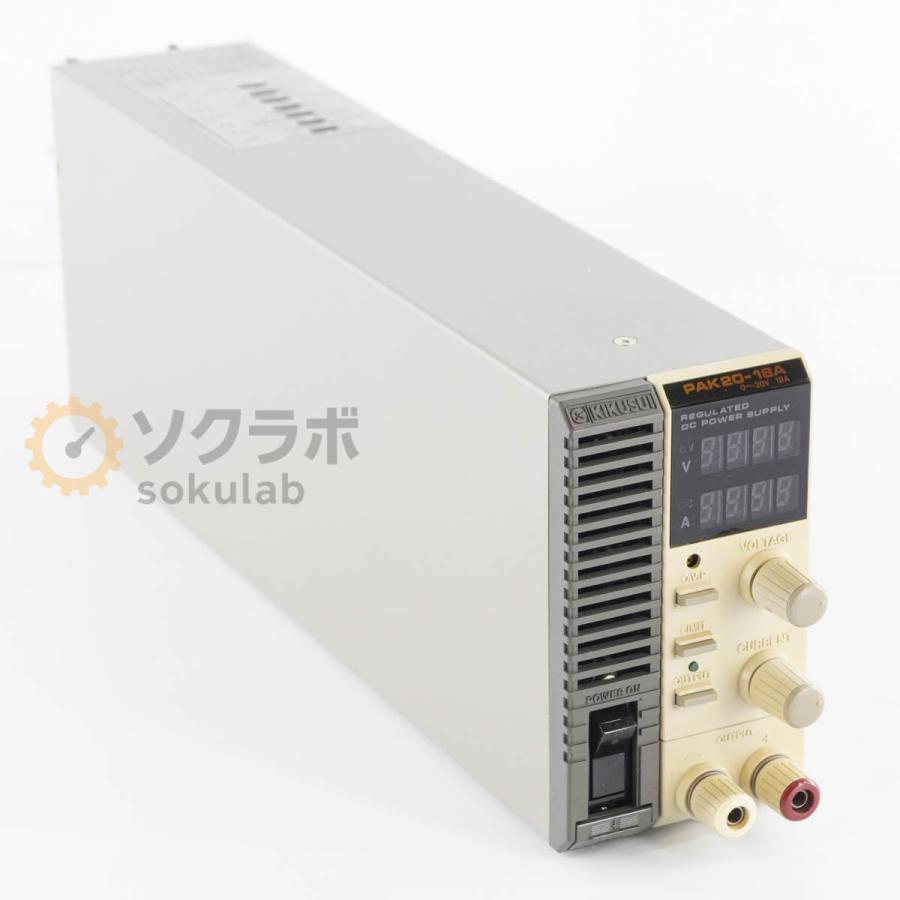 KIKUSUI MODEL PAC 20-5 0~20V 5A 可変安定化電源 DW]USED 8日保証 20台入荷 KIKUSUI PAK20-18A PAK-A REGULATED DC