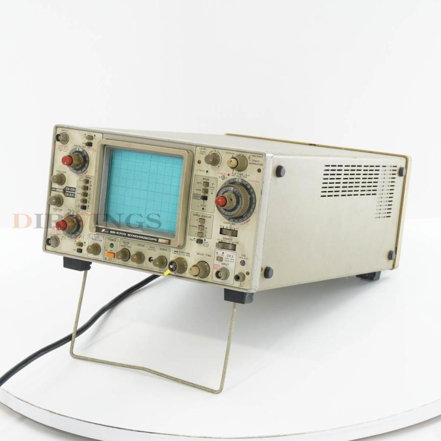 アナログ　シンクロスコープ　岩崎通信機　SS5705 40MHz JB]USED 保証なし IWATSU SS-5705 SYNCHROSCOPE OSCILLOSCOPE シンクロ