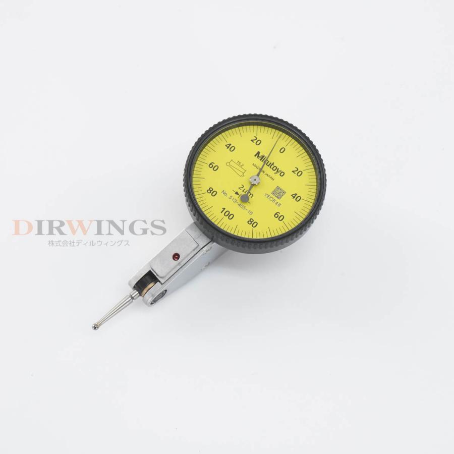 8日保証 Mitutoyo TI-112HX 513-405-10H TEST INDICATOR テストインジケーター てこ式ダイヤルゲージ 0.2mm 0.002...[06801-0019] 【Ｆ】