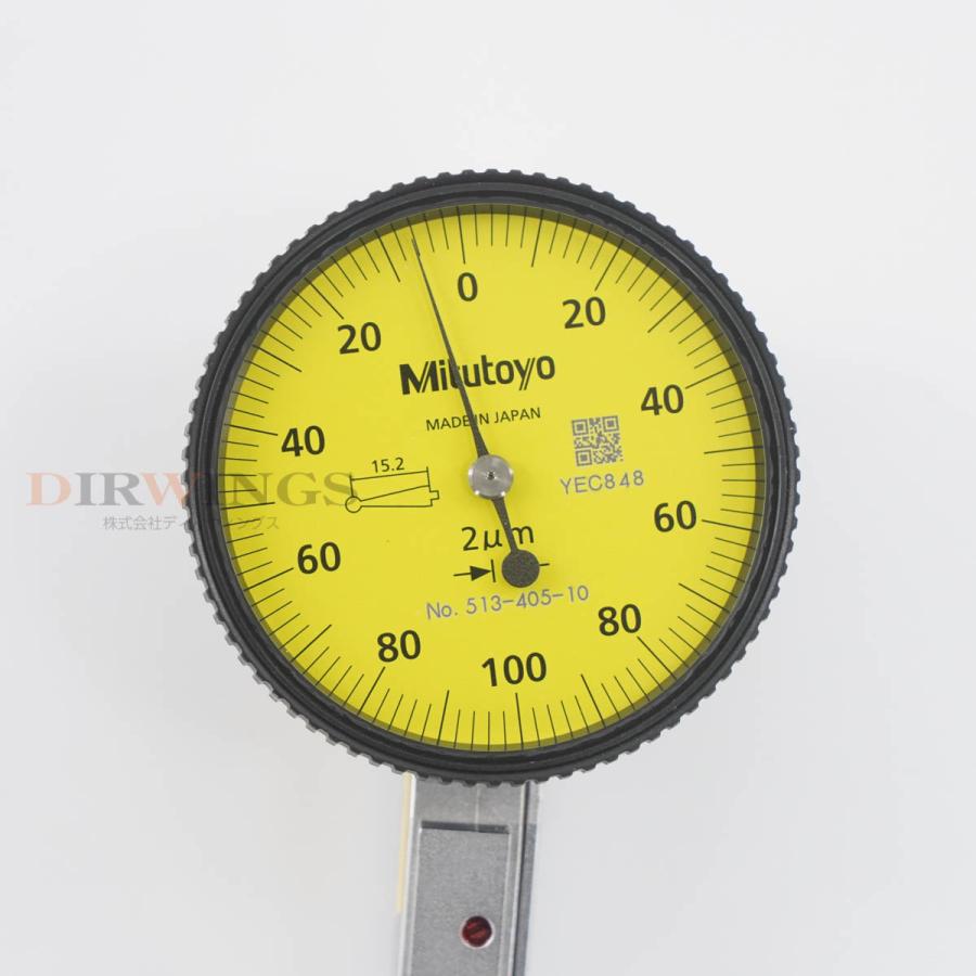 8日保証 Mitutoyo TI-112HX 513-405-10H TEST INDICATOR テストインジケーター てこ式ダイヤルゲージ 0.2mm 0.002...[06801-0019] 【Ｆ】