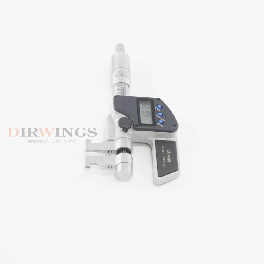 8日保証 Mitutoyo IMP-50MX 345-251-30 DIGIMATIC MICROMETER デジタルマイクロメーター 25-50mm 0.001mm [06801-0063] 【インボイス制度】