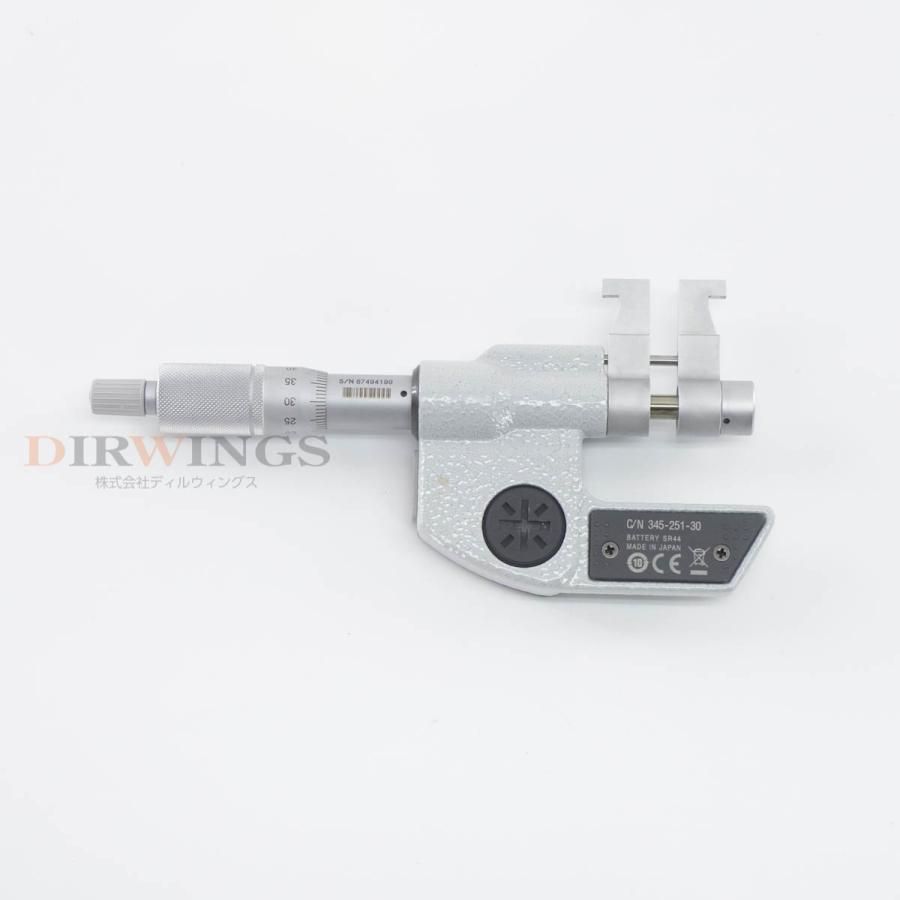 8日保証 Mitutoyo IMP-50MX 345-251-30 DIGIMATIC MICROMETER デジタルマイクロメーター 25-50mm 0.001mm [06801-0063] 【インボイス制度】