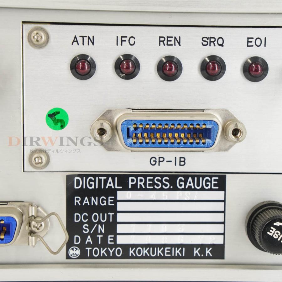 保証なし TKK TOKYO KOKUKEIKI TOKYO AIRCRAFT DG-430K TKK DIGITAL PRESSURE GAUGE デジタル圧力計 [06801-0101] 【パーム】