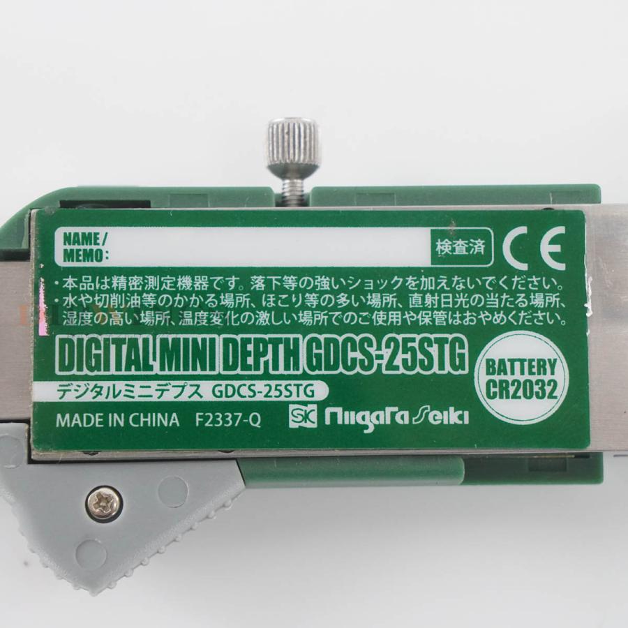 [DW]USED 8日保証 Niigata Seiki SK GDCS-25STG DIGITAL MINI DEPTH デジタルミニデプス ...