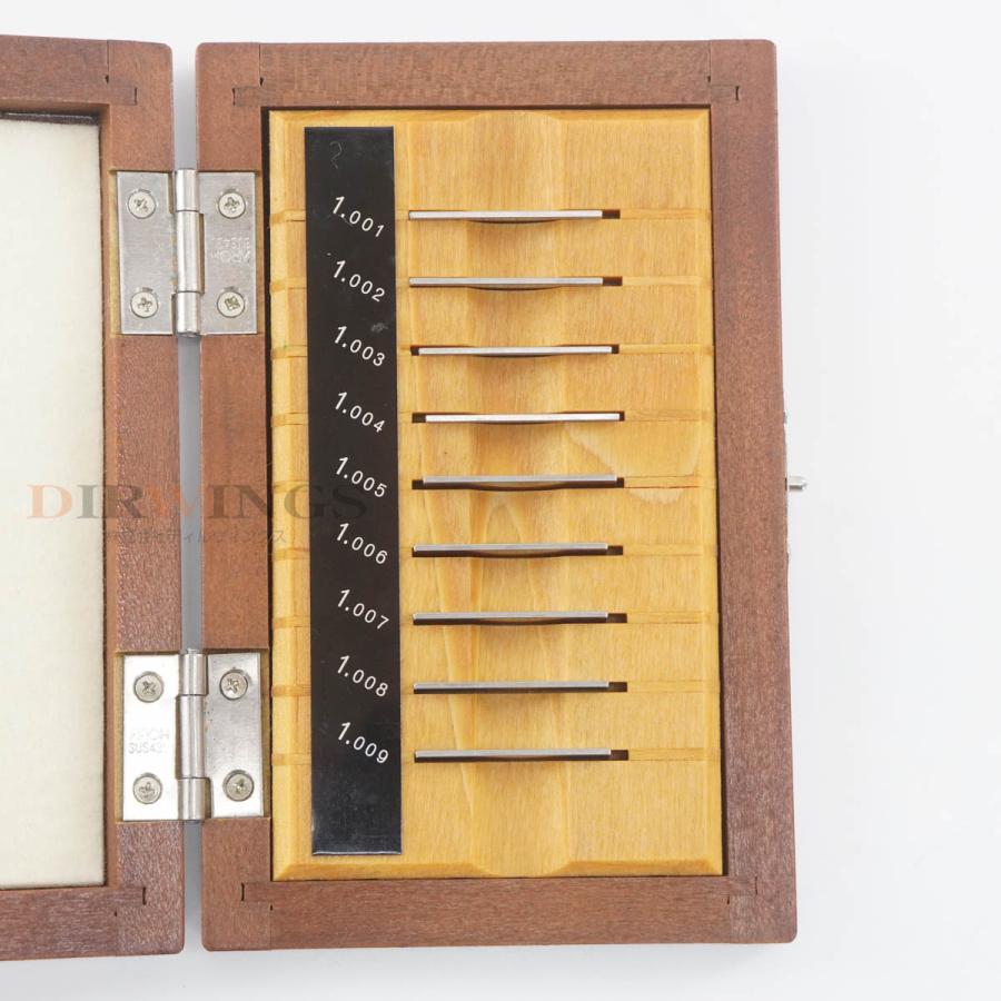 DW]USED 8日保証 Mitutoyo BM1-9L-2 516-984 GAUGE BLOCK SET ゲージ 