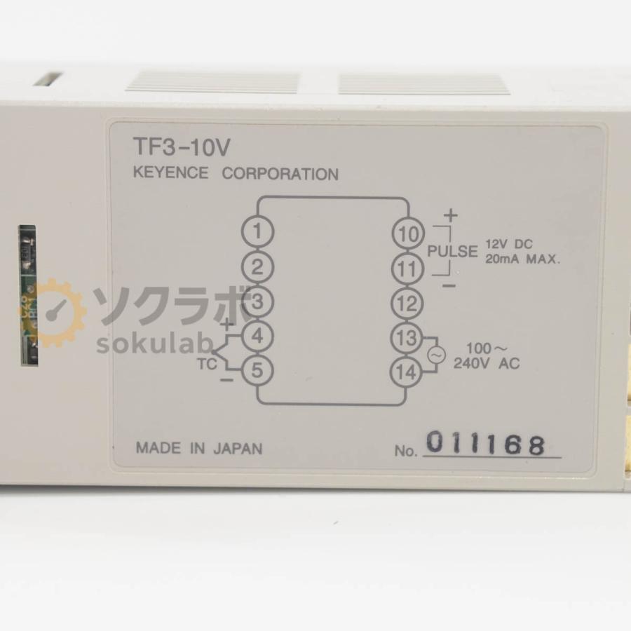 PG]USED 8日保証 KEYENCE TF3-10V デジタル温度調節器 取扱説明書