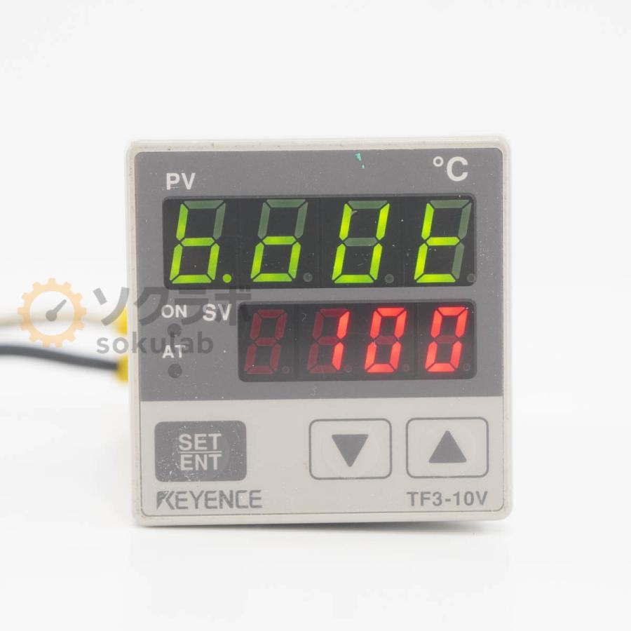 キーエンス　デジタル温度調節器　TF3-10 KEYENCE PG]USED 8日保証 KEYENCE TF3-10V デジタル温度調節器 取扱説明書