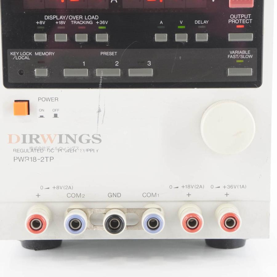 DW]USED 8日保証 KENWOOD PWR18-2TP PWR-P REGULATED DC POWER SUPPLY