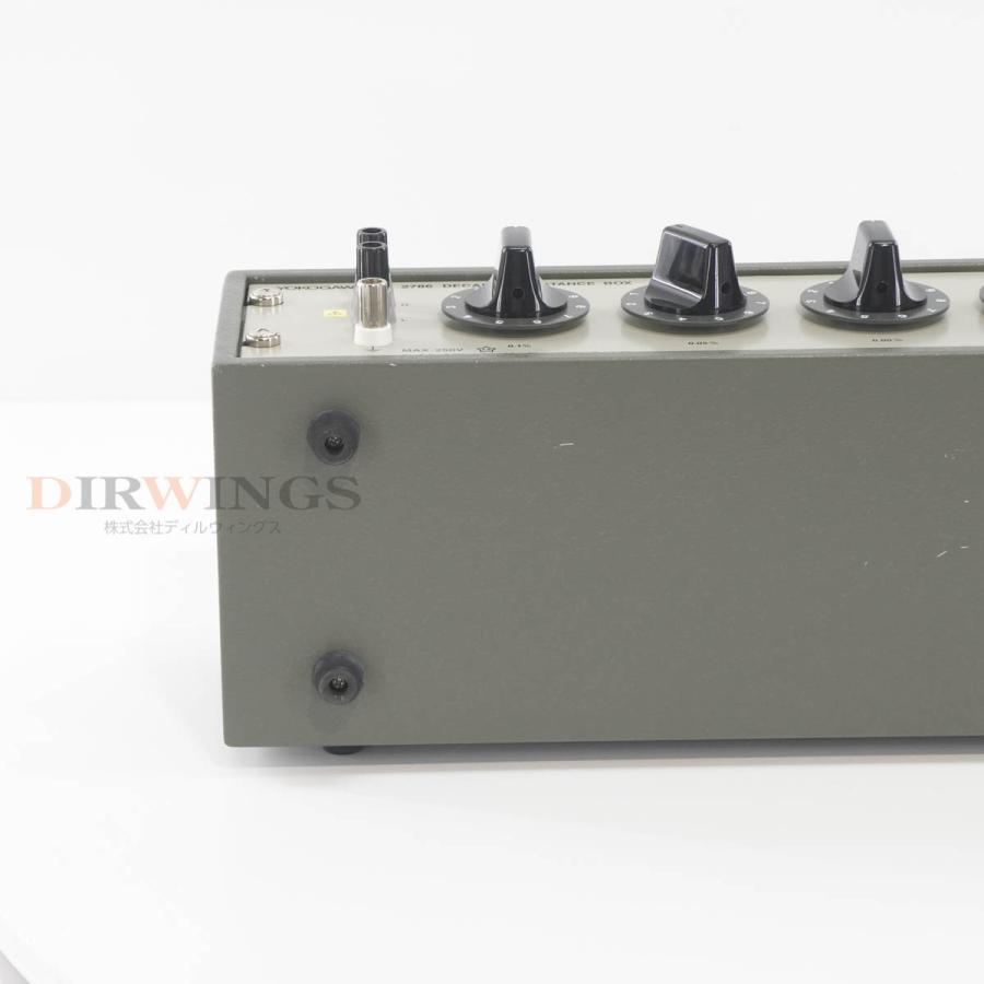 DW]USED 8日保証 05/2023CAL YOKOGAWA 2786 278610 DECADE RESISTANCE
