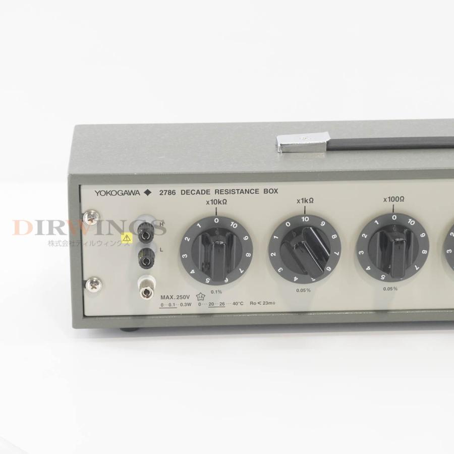 DW]USED 8日保証 05/2023CAL YOKOGAWA 2786 278610 DECADE RESISTANCE