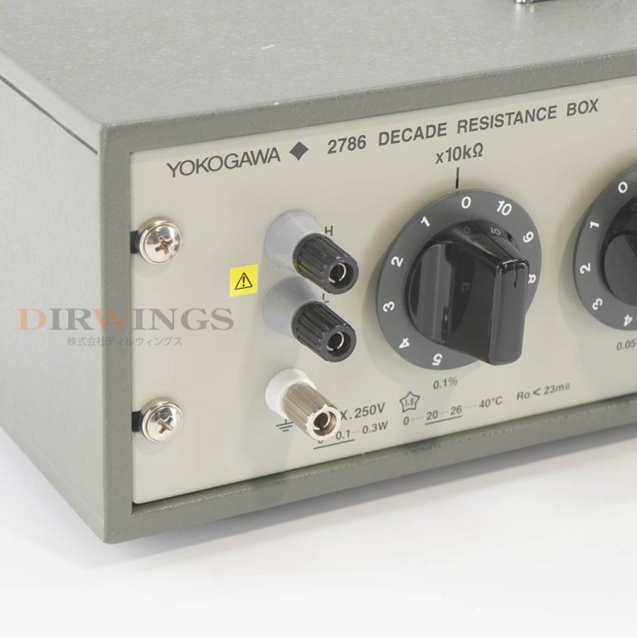 DW]USED 8日保証 05/2023CAL YOKOGAWA 2786 278610 DECADE RESISTANCE