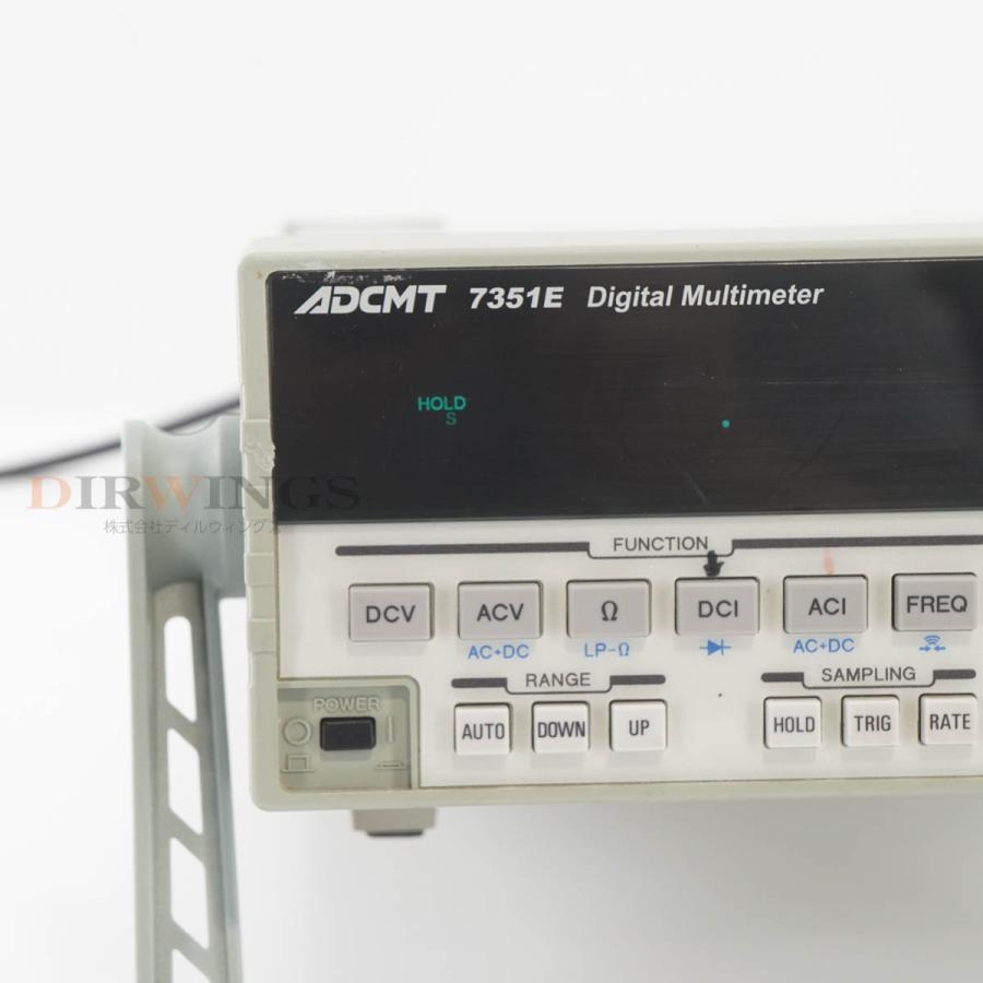 保証なし ADCMT 7351E DMM Digital Multimeter デジタルマルチメーター [06874-0034] 【日本】