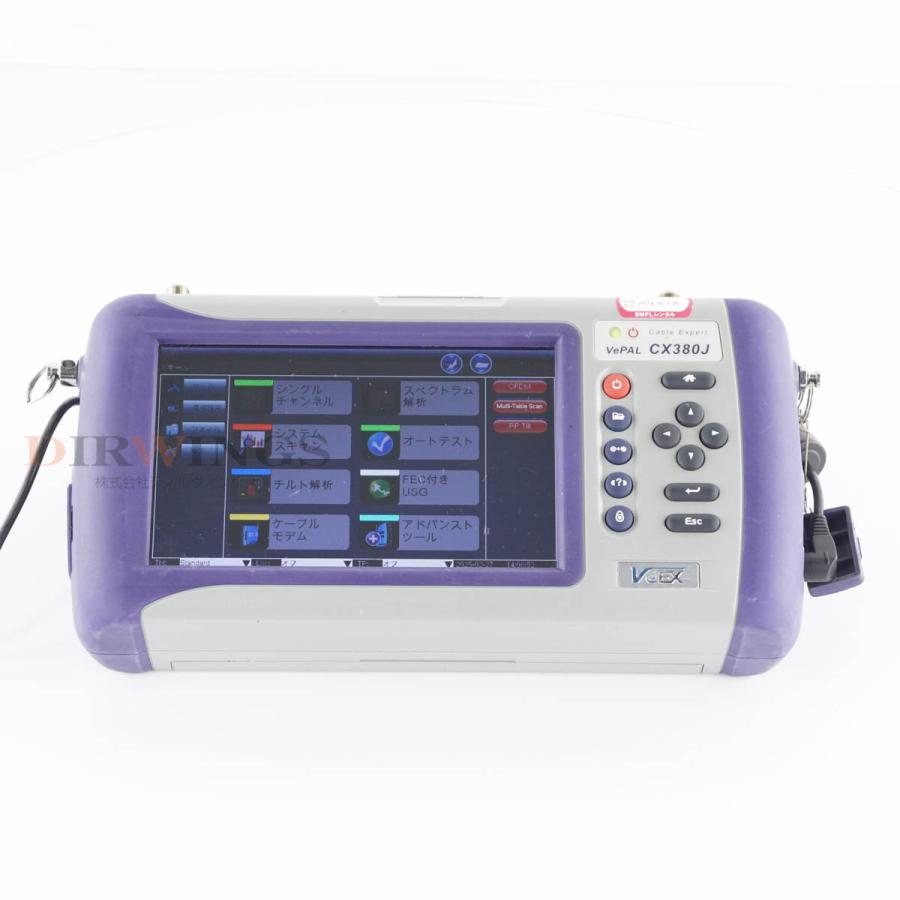 [DW]USED 8日保証 次期校正2024年7月 VeEX VePAL CX380J Cable Expert CATV Analyzer ...