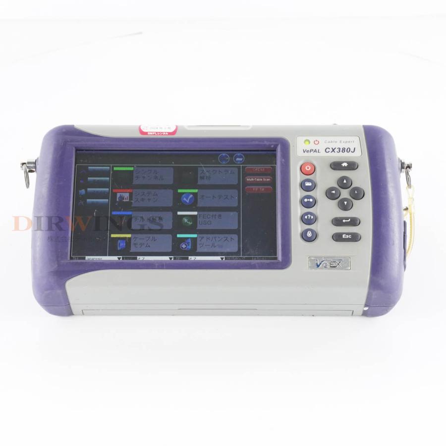[DW]USED 8日保証 次期校正2024年3月 VeEX VePAL CX380J Cable Expert CATV Analyzer ...