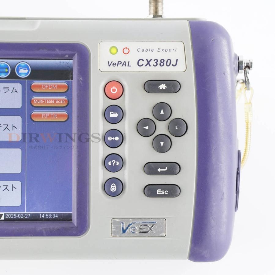 [DW]USED 8日保証 次期校正2024年3月 VeEX VePAL CX380J Cable Expert CATV Analyzer ...
