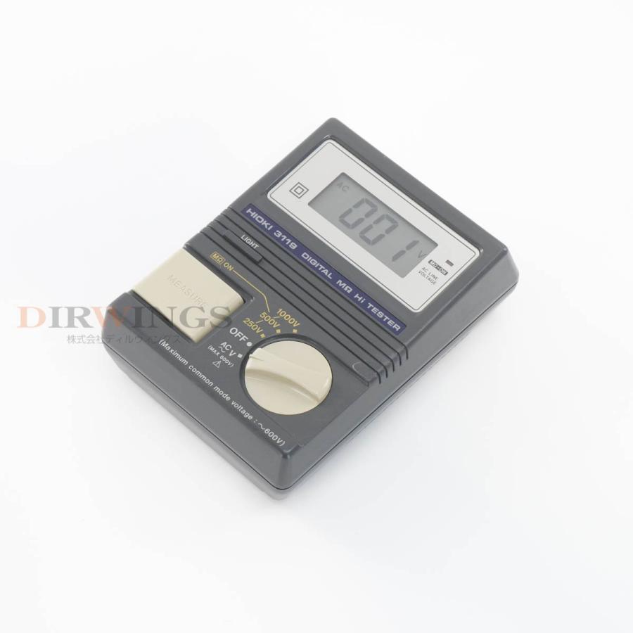 DW]USED 8日保証 HIOKI 3119 3119-11 DIGITAL MΩ Hi TESTER 絶縁抵抗計