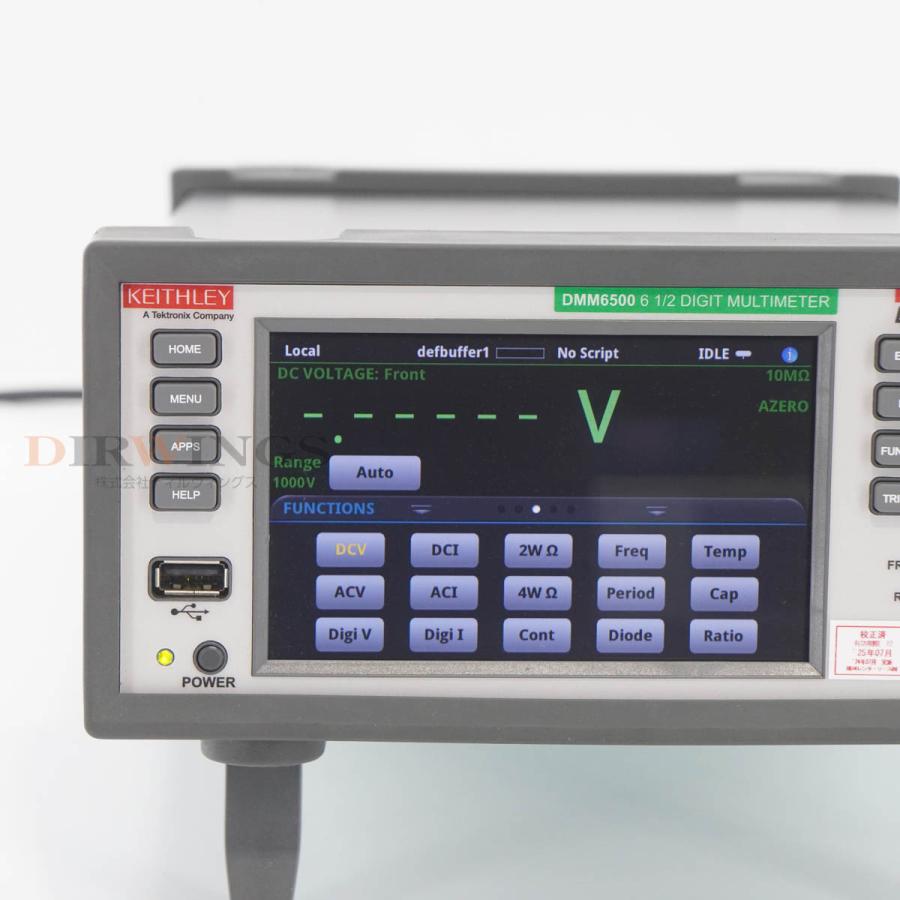 DW]USED 8日保証 校正2025年7月まで有効 KEITHLEY DMM6500 6 1/2 DIGIT
