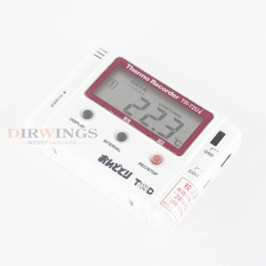 DW]USED 8日保証 12/2023CAL T＆D TR-72Ui おんどとり Thermo Recorder