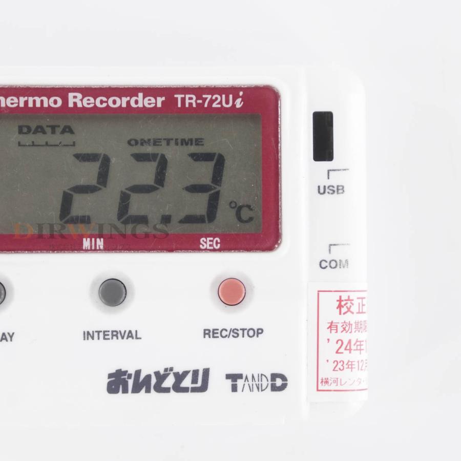 DW]USED 8日保証 12/2023CAL T＆D TR-72Ui おんどとり Thermo Recorder