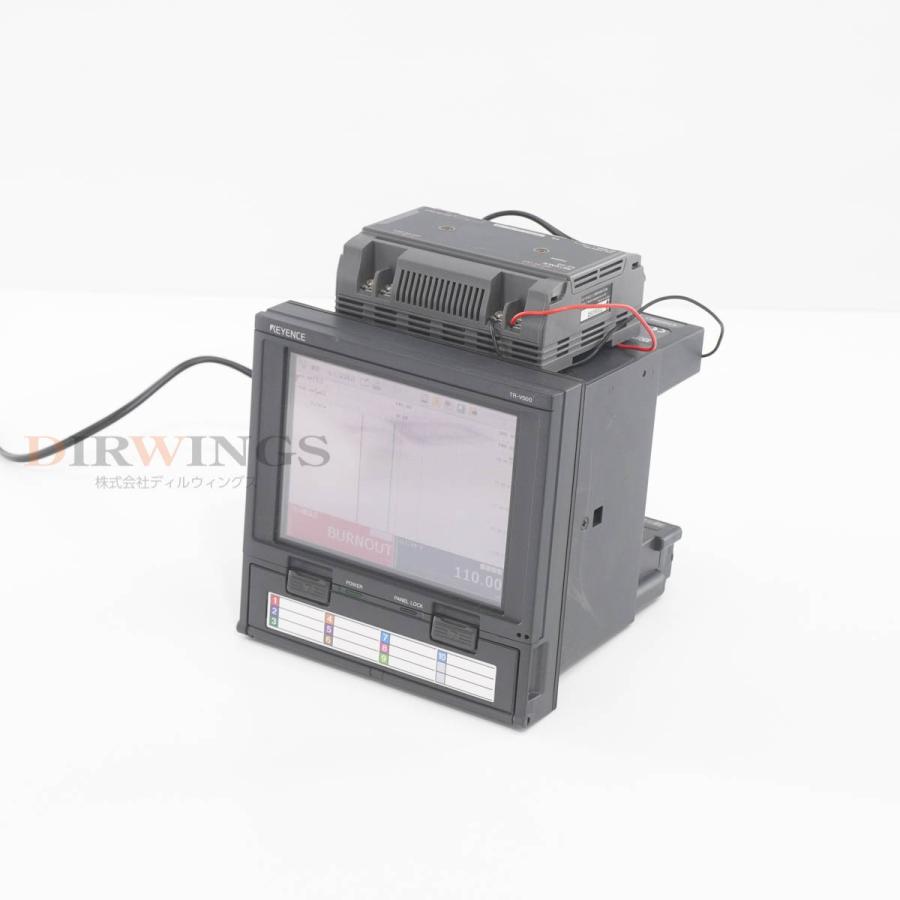 [PG]USED 8日保証 KEYENCE TR-V500 Recorder タッチ型ペーパーレスレコーダー 5型パネルタイプ 計測器本体 ...