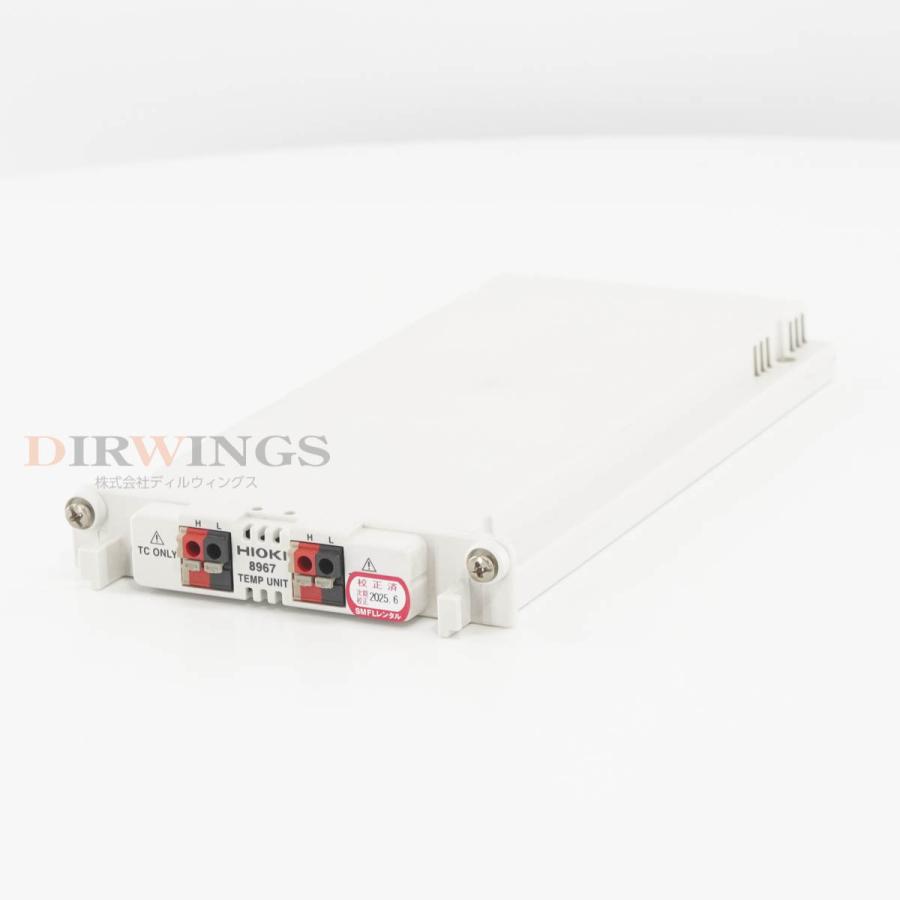 [DW]USED 8日保証 次期校正2025年6月 HIOKI 8967 TEMP UNIT 温度ユニット MEMORY HiCORDER ...