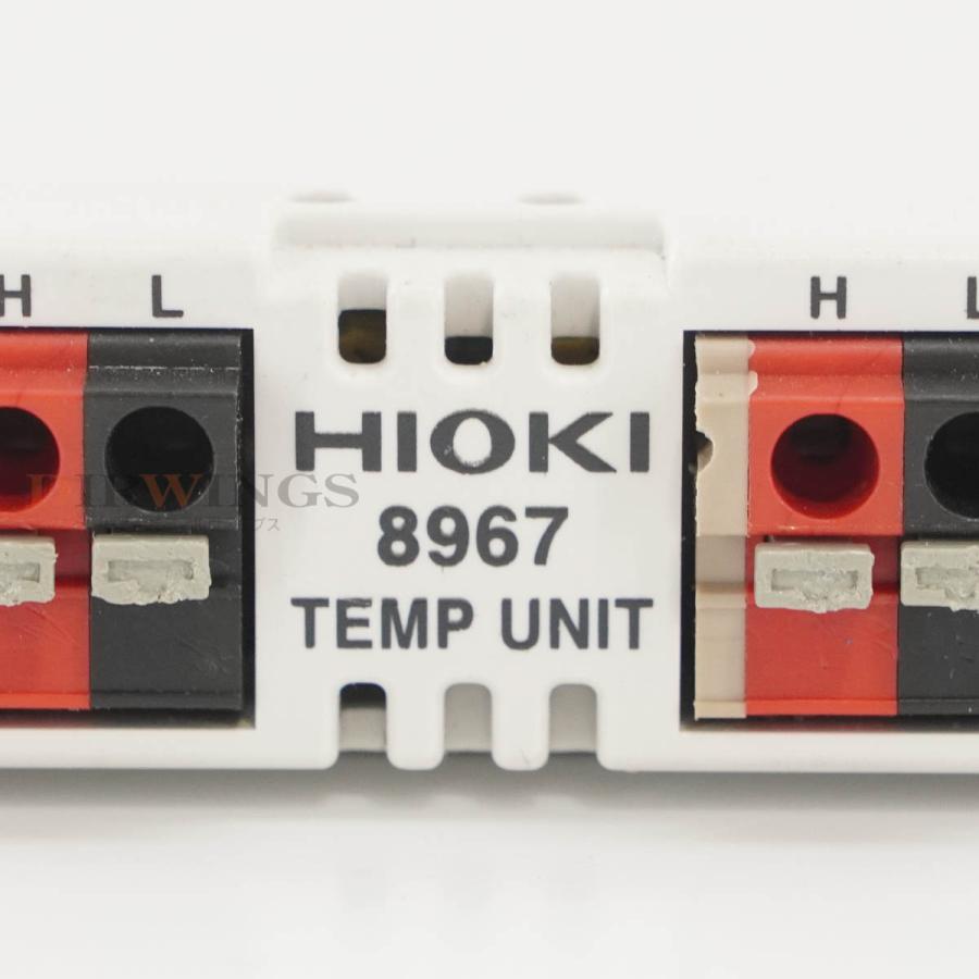 [DW]USED 8日保証 次期校正2025年6月 HIOKI 8967 TEMP UNIT 温度ユニット MEMORY HiCORDER ...