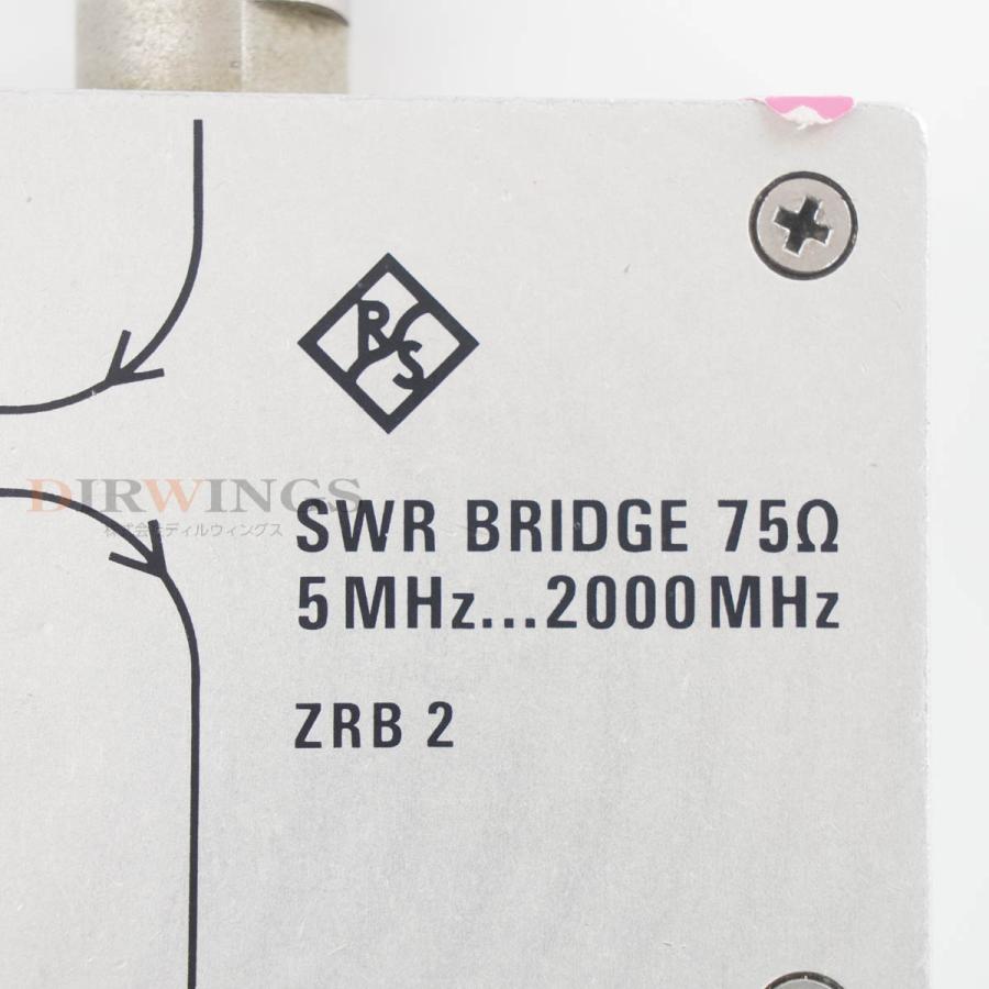[DW]USED 8日保証 Rohde & Schwarz ZRB2 802.1018.73 SWR BRIDGE SWRブリッジ 5MHz ...